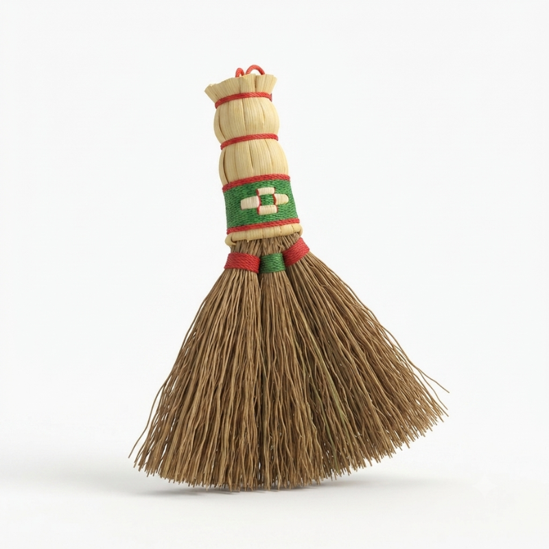 Sorghum Broom Pendant