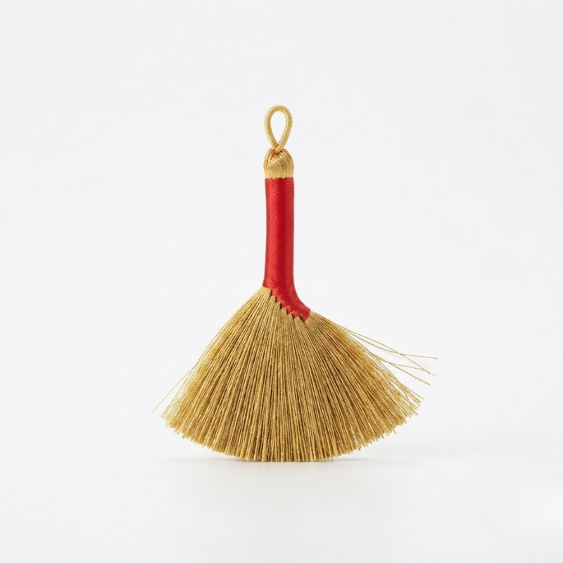 Sorghum Broom Pendant