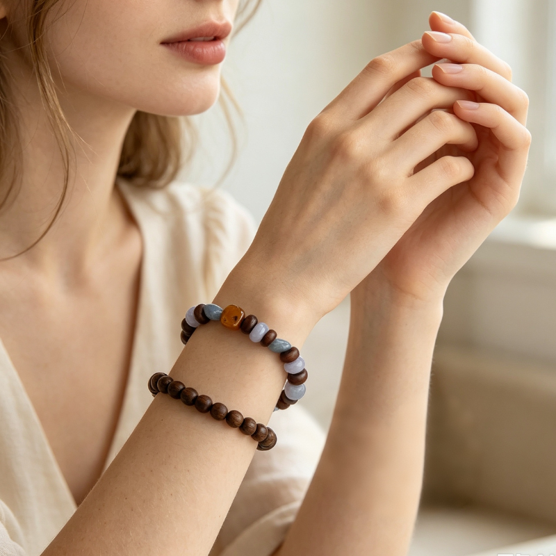Autumn's Solstice Bead Bracelet