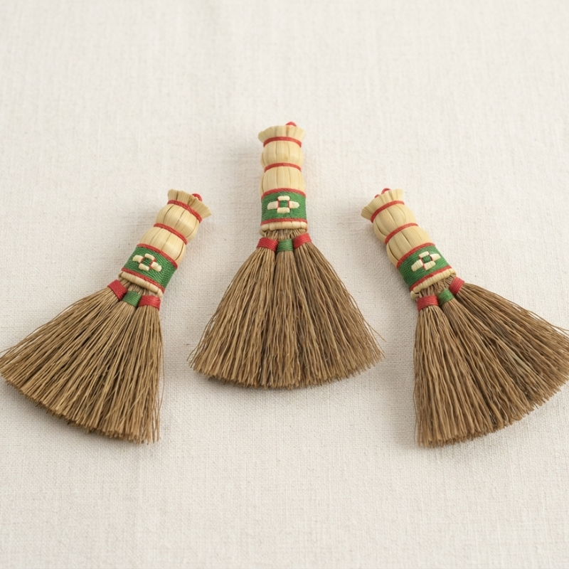 Sorghum Broom Pendant